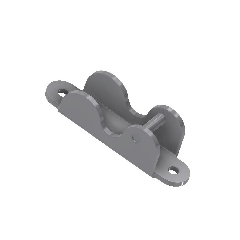 Gâche pour poignée en applique