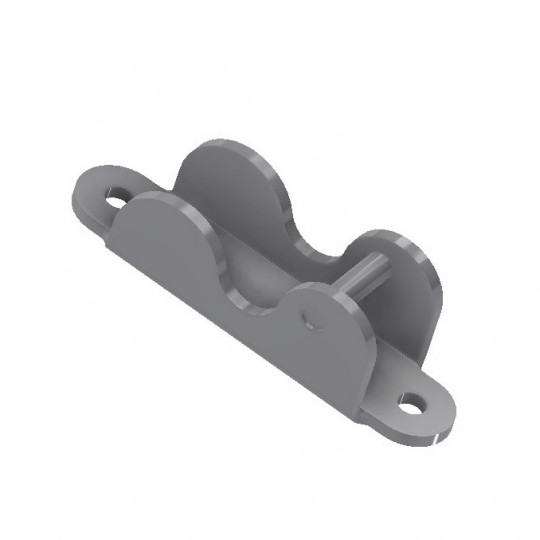 Gâche pour poignée en applique