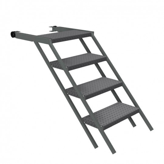 Escabeau coulissant 4 marches