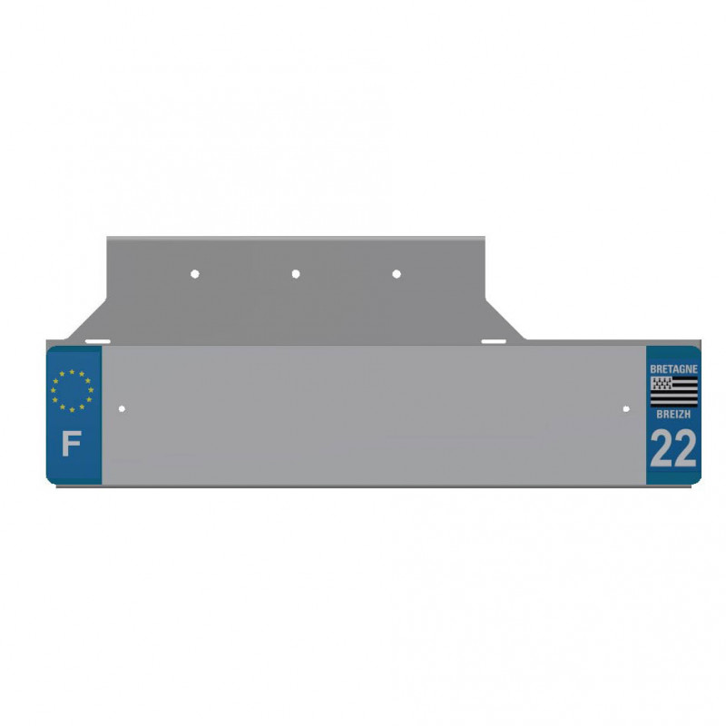 Support plaque immatriculation Mercedes Benz