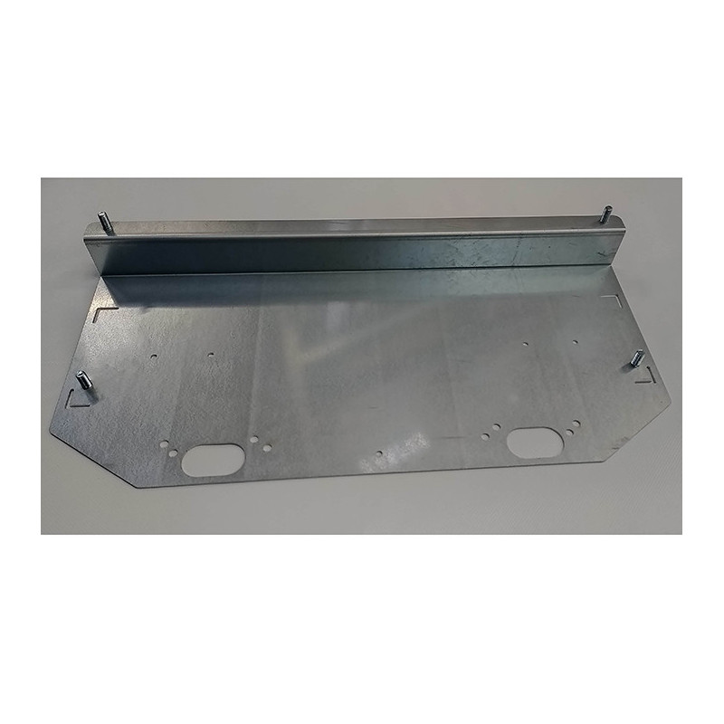 Support plaque immatriculation barre anti encastrement