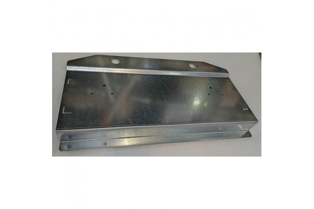 Support plaque immatriculation barre anti encastrement