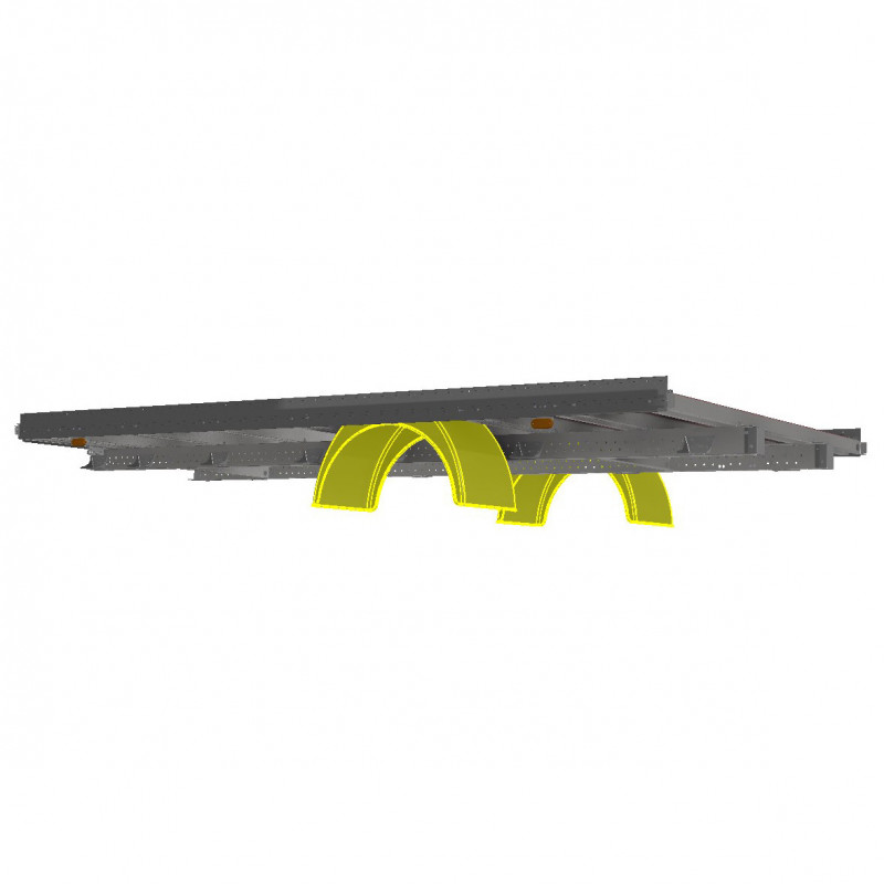 Aile roues jumelées sans bavette