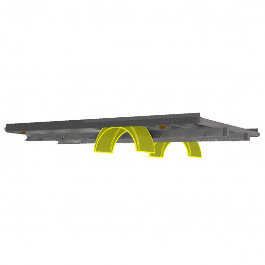 Aile roues jumelées sans bavette