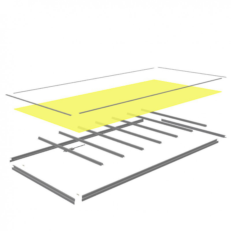 Peau polyester blanche