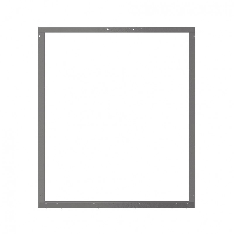 Cadre arrière assemblé pour auvent