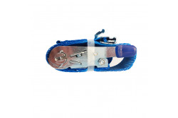 Sangle rail d'arrimage 3m50 attache à poussoir