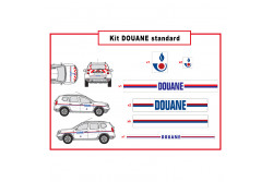 Kit sérigraphie véhicule douane
