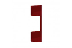 Embout finition ABS rouge