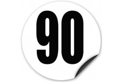 Disque de limitation de vitesse 90 km/h