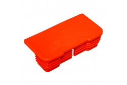 Bouchon gauche de barre anti-encastrement aluminium Dhollandia