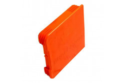 Bouchon droit de barre anti-encastrement aluminium Dhollandia