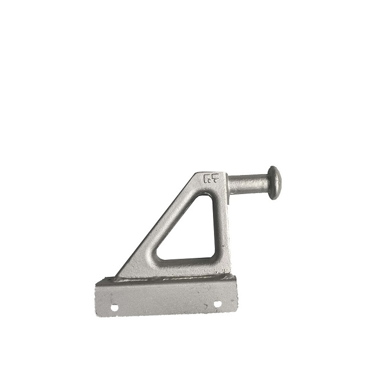 Articulation supérieure de benne, vue de côté.