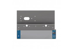 Support plaque immatriculation feu