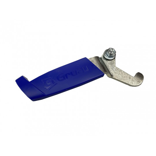 Poignée de benne  avant droit et/ou arrière gauche, vue de côté.