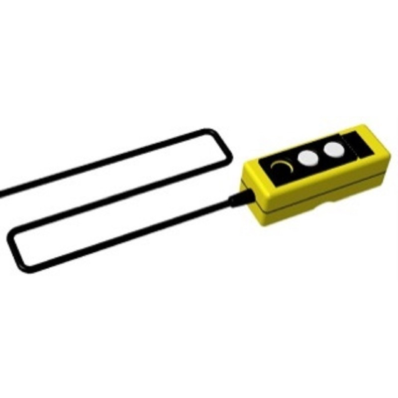 Boitier télécommande, vu de côté.