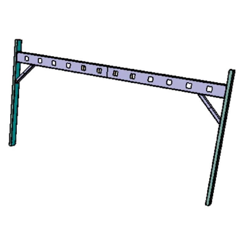 Porte échelle arrière benne KEROCK
