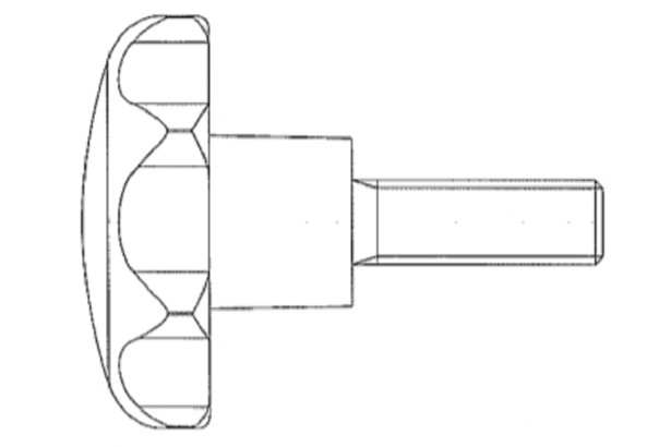 Bouton étoile réhausse benne