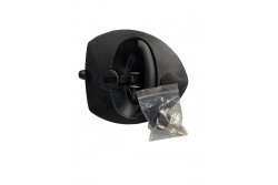 Poignée de coffre benne, vue de face.