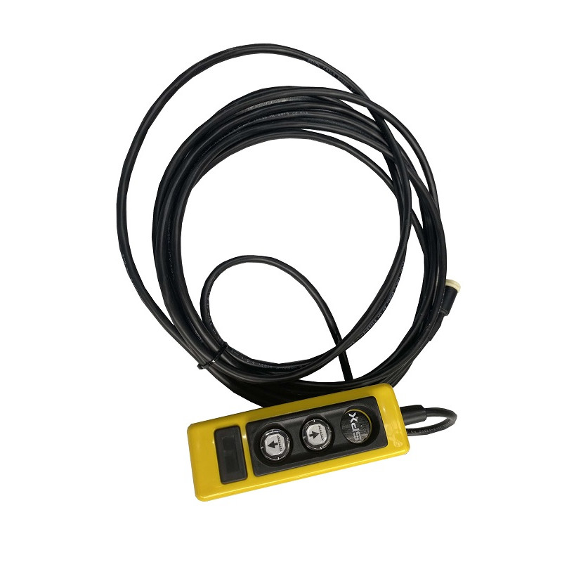 Boitier télécommande, vu de haut.