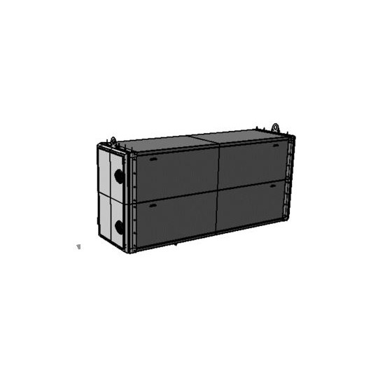 Coffre acier 1300X600 Kerock II, vu de face. Coffre acier 1300X600 Kerock II, vu de face.
