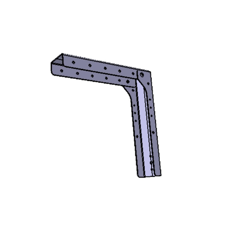 Jeu de 2 supports pare cycliste Kerock II, vu de l'intérieur.