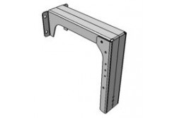 Jeu de 2 supports pare cycliste X290 Kerock II, vu de l'angle extérieur.