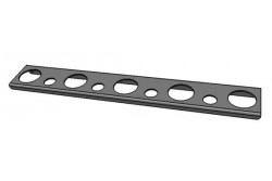 Jeu de 2 porte-outils Kerock II, vu de haut.