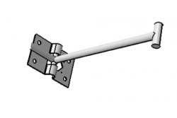 Crochet d'arrêt de porte