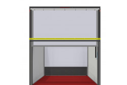 Gouttière aluminium auvent