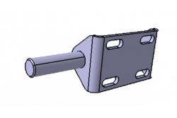Axe de rampe assemblé