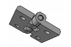 Charnière aluminium