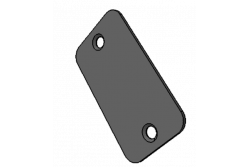 Tôle finition accès suspension