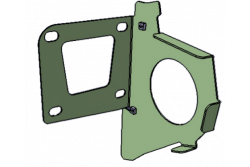 Equerre extérieure arrière gauche Caddy