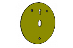 Platine centreur roue de secours Caddy 5