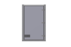 Porte latérale battante 1300x2300