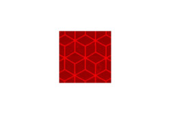 Bande réfléchissante adhésive rouge