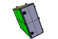 Coffre acier benne Kerock II hauteur 900mm
