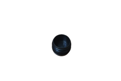 Bouchon plastique noir D30 pour tube 2mm