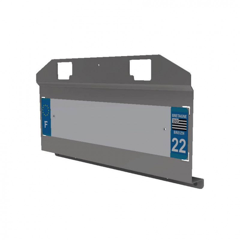 Support plaque immatriculation Ford V363 BEX