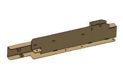 Poteau avant gauche de benne (avant 2012)