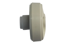 Bouchon blanc à clé pour coupelle à eau