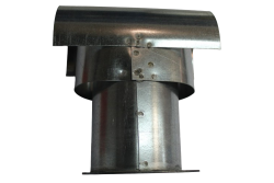 Chapeau évacuation gaz