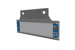 Support plaque immatriculation hayon repliable DHOLLANDIA