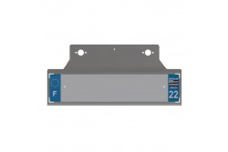 Support plaque immatriculation hayon repliable DHOLLANDIA