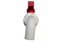 Vanne plastique D25mm 1/4 tour