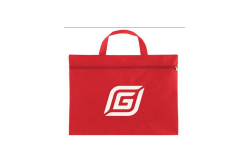 Sacoche zippée rouge Gruau