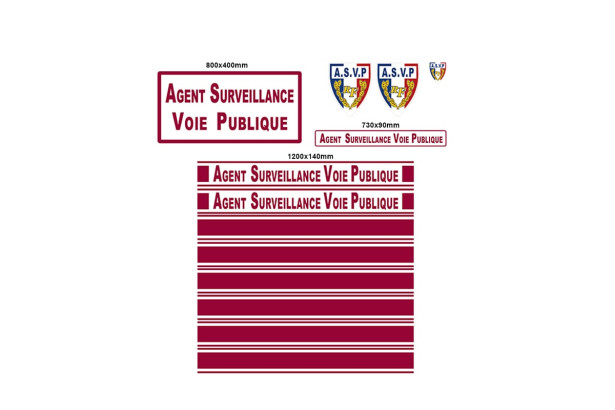 Kit sérigraphie ASVP bordeau