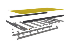 Panneau plancher 4100 x 2020 x 15 mm