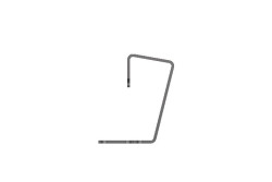 Becquet auvent de cadre 2200 mm